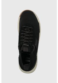 BOSS sneakersy Titanium kolor czarny 50498245. Zapięcie: sznurówki. Kolor: czarny. Materiał: włókno, guma #4