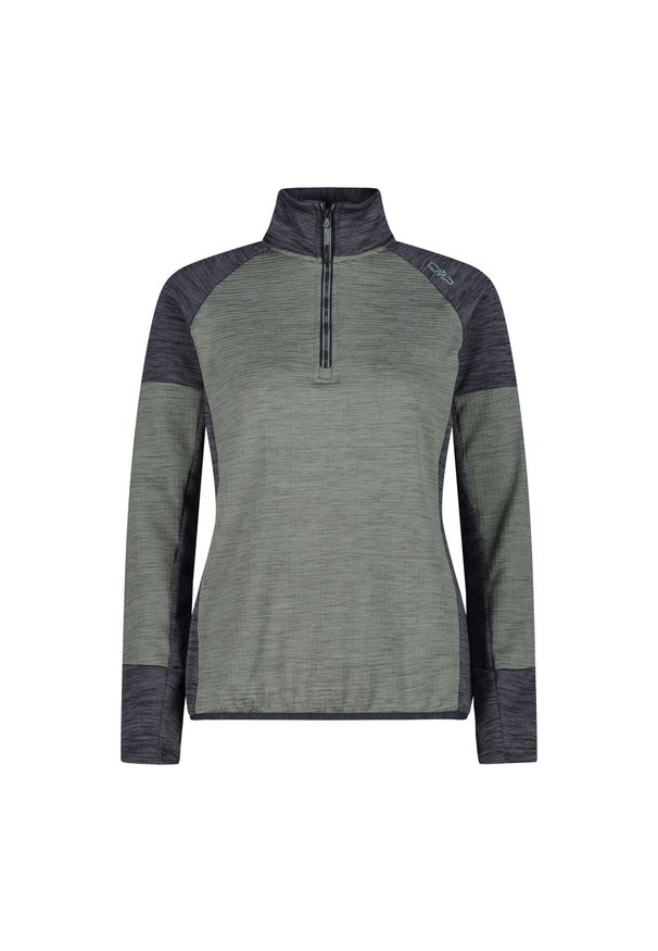 Bluza damska turystyczna CMP 34G2266. Kolor: zielony. Sport: turystyka piesza