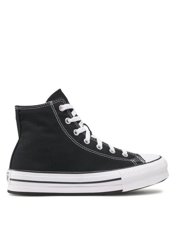 Converse Trampki Chuck Taylor All Star Eva Lift Hi 272855C Czarny. Kolor: czarny. Materiał: materiał