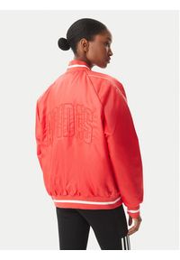 Adidas - adidas Kurtka bomber Stadium JZ6921 Czerwony Loose Fit. Kolor: czerwony. Materiał: syntetyk #5