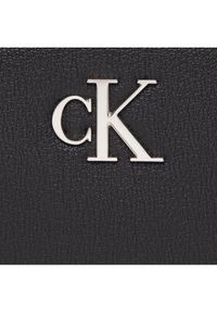 Calvin Klein Torebka Minimal Monogram Camera Bag 18 K60K610085 Czarny. Kolor: czarny. Materiał: skórzane #5