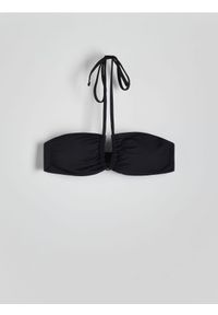 Reserved - Góra od bikini - czarny. Kolor: czarny. Materiał: materiał. Wzór: gładki