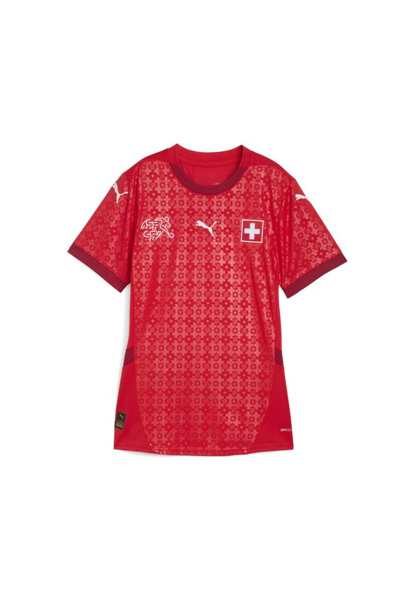 Puma - Damska koszulka domowa kobiecej reprezentacji Szwajcarii Team 2025 PUMA. Kolor: czerwony. Sport: piłka nożna