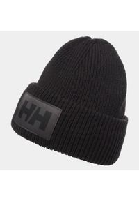 Czapka Helly Hansen box. Kolor: czarny. Sezon: zima