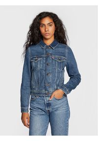 Levi's® Kurtka jeansowa Original Trucker 29945-0063 Granatowy Regular Fit. Kolor: niebieski. Materiał: bawełna