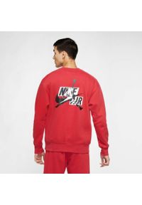 Bluza dresowa Air Jordan Jumpman Fleece. Kolor: czerwony. Materiał: dresówka