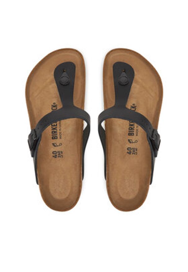 Birkenstock Japonki Arizona 1029231 Czarny. Kolor: czarny. Materiał: skóra