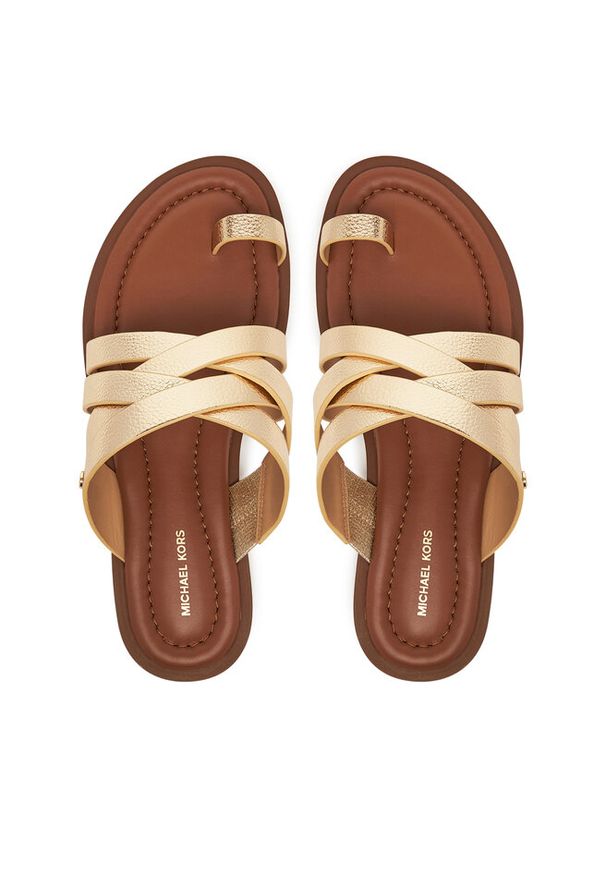Japonki MICHAEL Michael Kors. Kolor: złoty