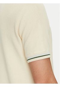 Lacoste Sweter AH9301 Beżowy Regular Fit. Kolor: beżowy. Materiał: bawełna #3