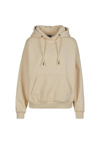 Urban Classics - Damska Bluza Z Kapturem Ultra Heavyweight Oversized Hoodie. Typ kołnierza: kaptur. Kolor: beżowy