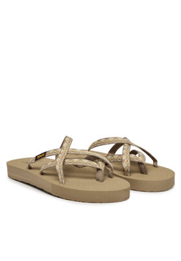 Teva Klapki Olowahu 6840 Beżowy. Kolor: beżowy. Materiał: materiał