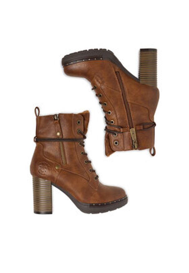 Beverly Hills Polo Club Trzewiki CEO-WS6632-02 Brązowy. Kolor: brązowy. Materiał: skóra