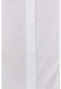 only - Only - Koszula w fasonie body. Kolor: biały. Materiał: tkanina, dzianina. Długość rękawa: długi rękaw. Długość: długie. Wzór: gładki #3