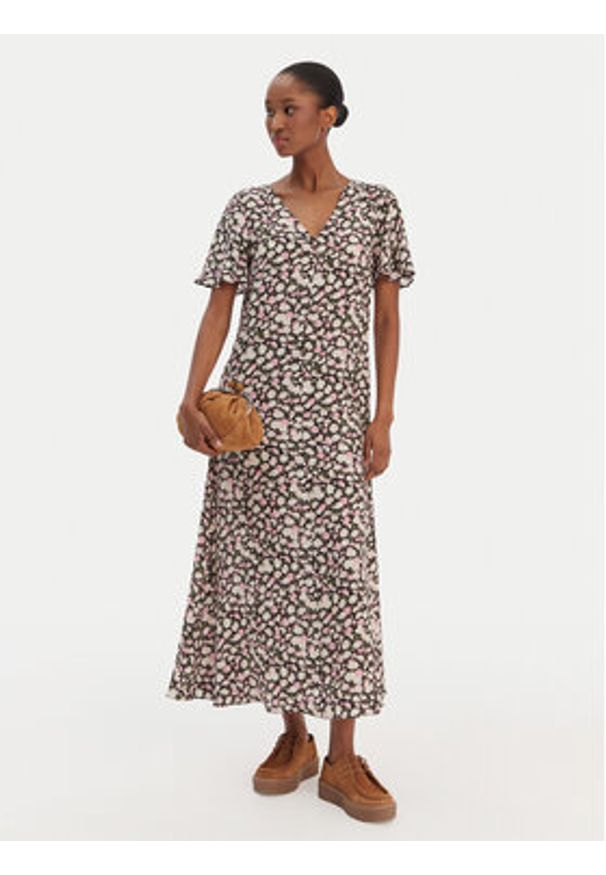 Weekend Max Mara Sukienka letnia Pagine 2615221081 Kolorowy Regular Fit. Materiał: jedwab. Wzór: kolorowy. Sezon: lato