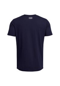 Under Armour - Koszulka Męska 1376830 Camo Stripe T-shirt. Kolor: niebieski
