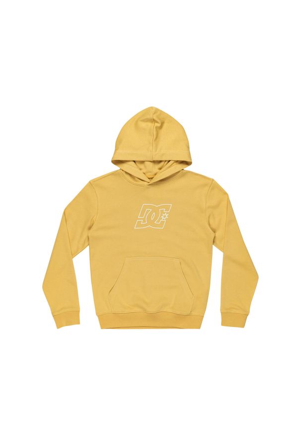 DC Shoes - Bluza z kapturem dla Chłopcy PALLET PH Żółty. Typ kołnierza: kaptur. Kolor: żółty. Materiał: tkanina, poliester, bawełna. Sport: skateboard