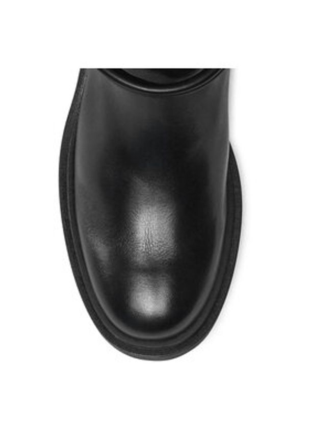 Gino Rossi Kozaki NOCE-05 Czarny. Kolor: czarny. Materiał: skóra