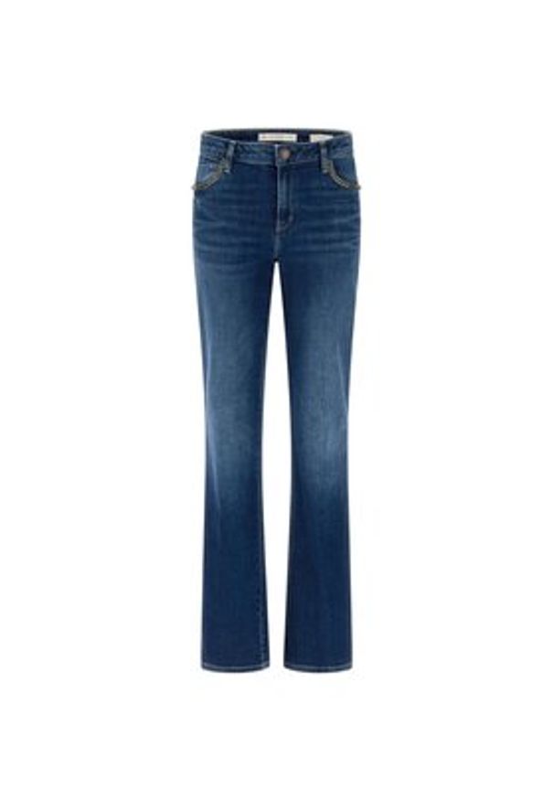 Guess Jeansy 180926 Niebieski Straight Fit. Kolor: niebieski