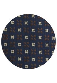 Krawat Męski - Angelo di Monti - Granatowy, Groszki. Kolor: niebieski. Materiał: tkanina. Wzór: grochy. Styl: elegancki, wizytowy #2