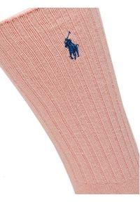 Polo Ralph Lauren Skarpety wysokie damskie 449915908045 Różowy. Kolor: różowy. Materiał: bawełna, materiał #3