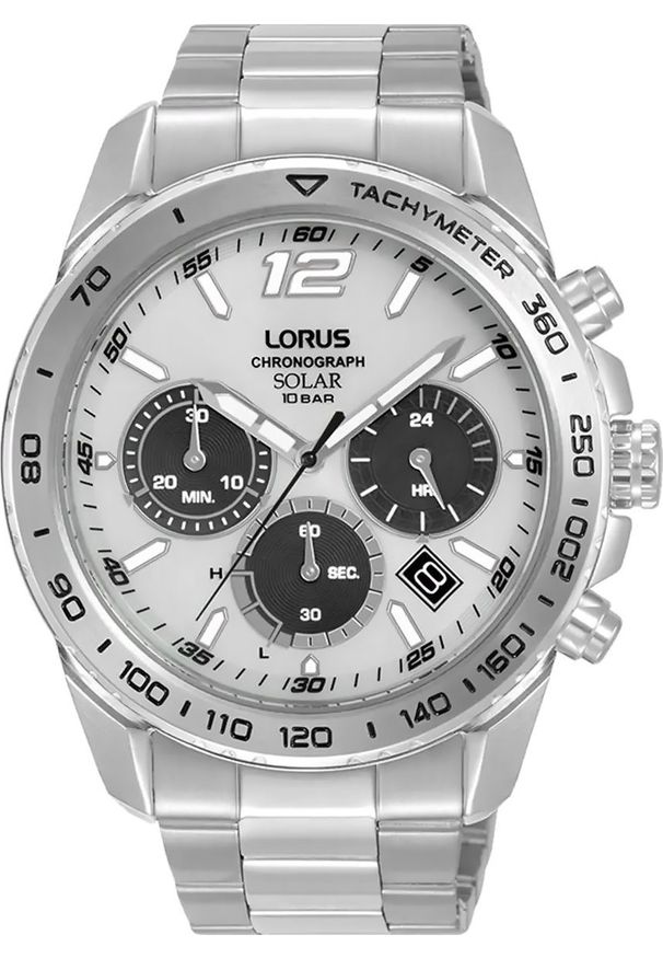 Zegarek męski Lorus RZ513AX9 srebrny. Kolor: srebrny