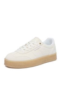Guess Jeans Sneakersy CWBEO-V12-1219-25WC1051 Kremowy. Kolor: kremowy. Materiał: skóra, zamsz #4