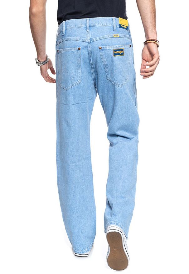 Wrangler - WRANGLER SPODNIE MĘSKIE BAGGY B&Y BLEACHSTONE W15PUT304 112126820