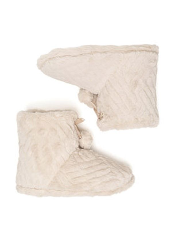 Home & Relax Kapcie WFA3241-1 Beżowy. Kolor: beżowy. Materiał: materiał