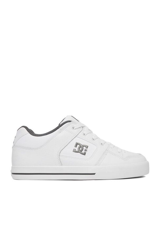 DC Shoes Sneakersy EO-PURE 300660-HBW Biały. Kolor: biały. Materiał: skóra
