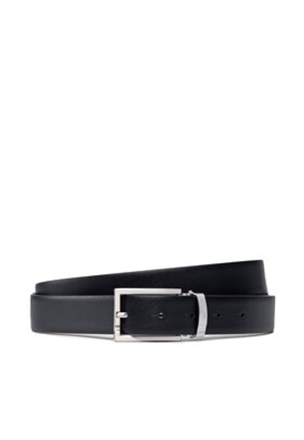 Emporio Armani Pasek Męski Y4S498 YLP4E 81519 Czarny. Kolor: czarny. Materiał: skóra