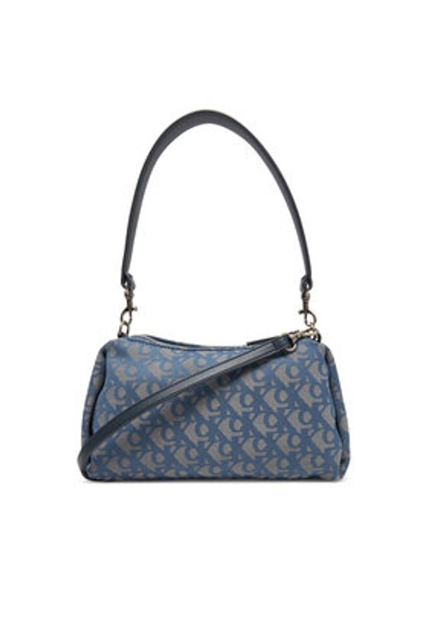Calvin Klein Jeans Torebka Ckj Monogram Drop Sm Shoulder Ba LV04K3142G Niebieski. Kolor: niebieski