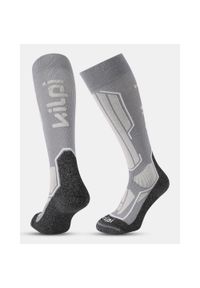 Podkolanówki narciarskie unisex Kilpi RACER-U. Kolor: szary. Sport: narciarstwo #1