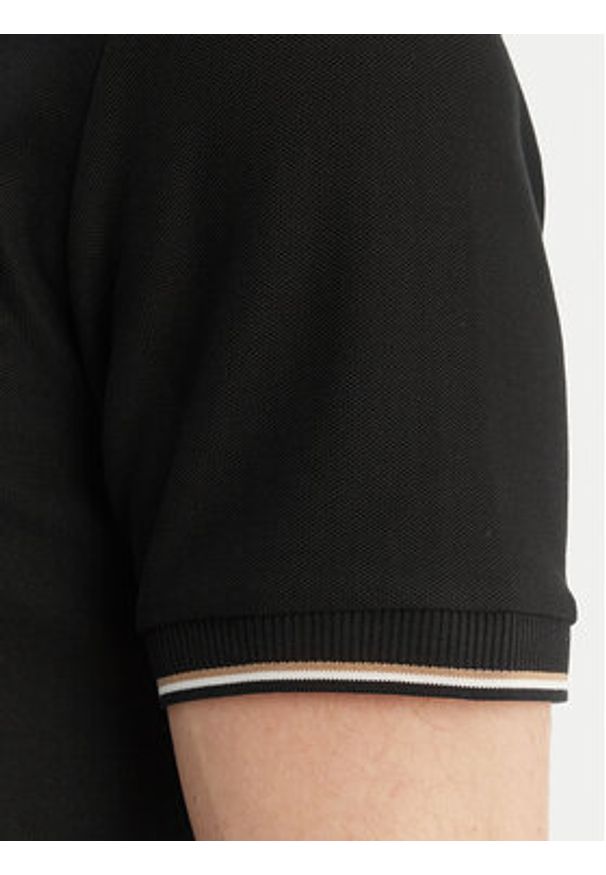 BOSS Polo C-Pei 04 50555108 Czarny Regular Fit. Typ kołnierza: polo. Kolor: czarny. Materiał: bawełna