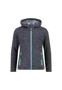 Kurtka turystyczna z kapturem dla dziewczynki CMP. Typ kołnierza: kaptur. Kolor: szary, niebieski, wielokolorowy #1
