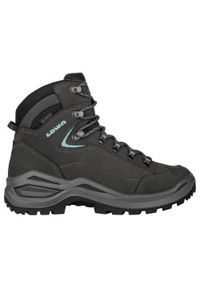 Buty trekkingowe damskie Lowa Renegade Evo Mid Gtx. Wysokość cholewki: za kostkę. Kolor: szary. Materiał: skóra, tkanina. Szerokość cholewki: normalna