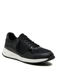 Geox Sneakersy D Bulmya D36NQB 0BC11 C9999 Czarny. Kolor: czarny. Materiał: skóra #5