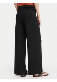 Emporio Armani Spodnie materiałowe EW004075 AF20240 UC001 Czarny Regular Fit. Kolor: czarny. Materiał: wiskoza #5
