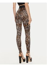 Elisabetta Franchi Legginsy PA-056-47E2-V190 Brązowy Slim Fit. Kolor: brązowy. Materiał: syntetyk #3