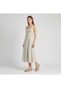 Mokasyny damskie Armodo, cholewka ze skóry naturalnej konstrukcja z dekoracyjną aplikacją miękka forma niska elastyczna podeszwa zapewniająca komfort. Okazja: na co dzień. Kolor: beżowy. Materiał: skóra. Szerokość cholewki: normalna. Wzór: aplikacja. Styl: casual, elegancki, klasyczny #5