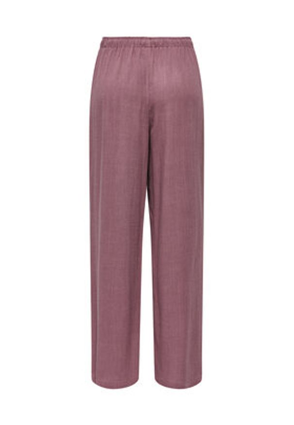 only - ONLY Spodnie materiałowe Siesta 15322263 Różowy Regular Fit. Kolor: różowy. Materiał: wiskoza