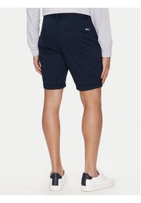 Tommy Jeans Szorty materiałowe Scanton DM0DM21950 Granatowy Slim Fit. Kolor: niebieski. Materiał: bawełna