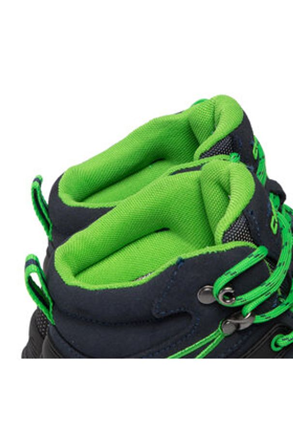 CMP Trekkingi Kids Rigek Mid Trekking Shoe Wp 3Q12944J Granatowy. Kolor: niebieski. Materiał: zamsz, skóra. Sport: turystyka piesza
