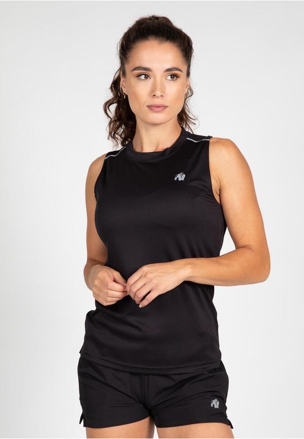 GORILLA WEAR - Mokena Top bez rękawów - Czarny. Kolor: czarny. Długość rękawa: bez rękawów. Sport: fitness