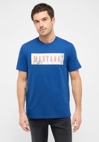 Męski T-Shirt Mustang Style Austin Navy Peony 1016274 5445 #7