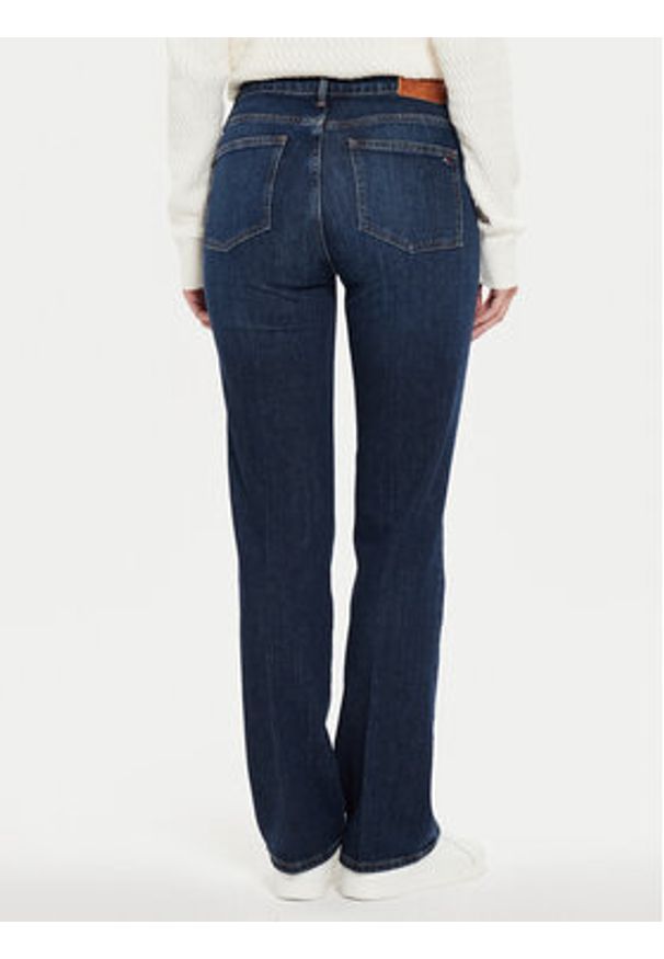 TOMMY HILFIGER - Tommy Hilfiger Jeansy WW0WW42490 Granatowy Bootcut Fit. Kolor: niebieski