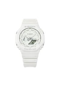G-Shock Zegarek GA-2100-7A7ER Biały. Kolor: biały