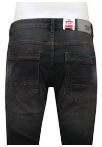 Jeansowe Męskie Szorty (Krótkie Spodenki) - Pako Jeans - Grafitowe. Kolor: szary. Materiał: bawełna, elastan. Długość: krótkie. Sezon: lato. Styl: wakacyjny #3