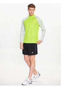 Asics Longsleeve Icon 2011C732 Zielony Regular Fit. Kolor: zielony. Materiał: syntetyk. Długość rękawa: długi rękaw