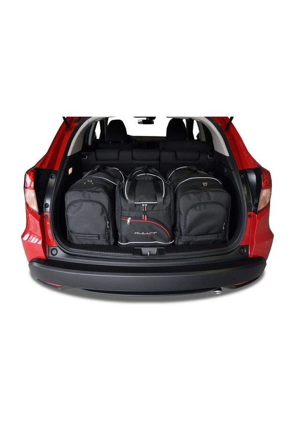KJUST - Torby Do Bagażnika Honda Hr-V 2015-2018 4Szt Kjust. Kolor: czarny. Styl: sportowy