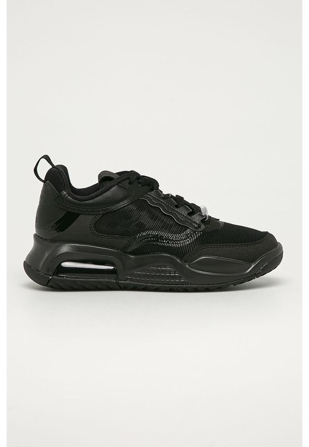 Nike Kids - Buty dziecięce Jordan Air Max 200. Nosek buta: okrągły. Zapięcie: sznurówki. Kolor: czarny. Materiał: materiał, syntetyk, skóra ekologiczna, guma, zamsz. Szerokość cholewki: normalna. Obcas: na platformie. Model: Nike Air Max